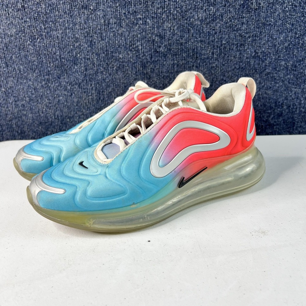 Nike Air Max 720 Shoes Womens Size 9.5 Blue Red Gradient Sneakers AR9293-600
